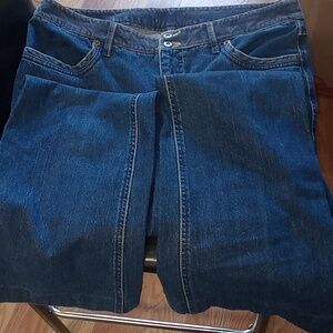 Unlabeled, good quality, blue jeans, size 12